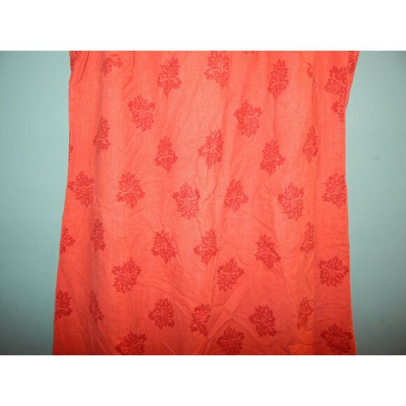 WHITE STAG women's small vintage red sandstone printed summer tank dress - Picture 3 of 6